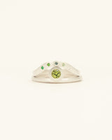 Olive Signature Stack - white gold