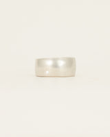 Extra Wide Band - white gold - with single stone