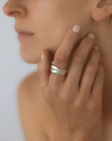 Aurore Une Stack White Gold