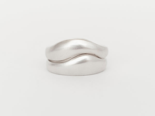Aurore Plain Stack Silver