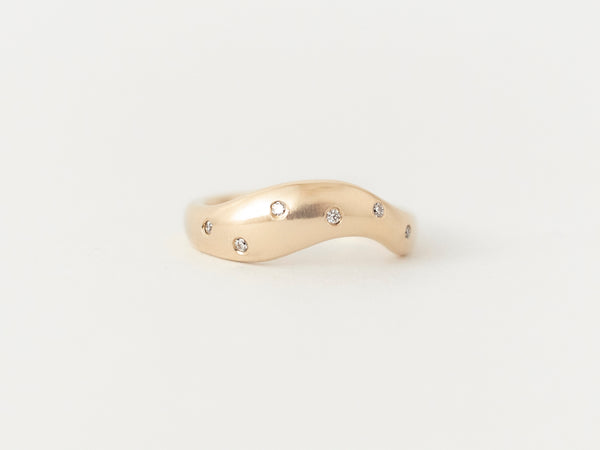 Aurore Wave Constellation Yellow Gold