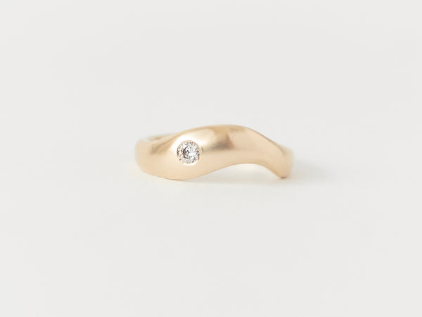 Aurore Wave Une Yellow Gold