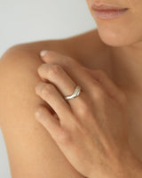 Aurore Wave Constellation White Gold