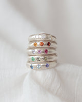 Molten colourway ring silver - ready to ship