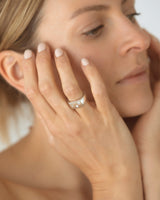 Ellipse Signet Trois Silver