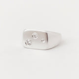 Ellipse Signet Trois Silver - ready to ship