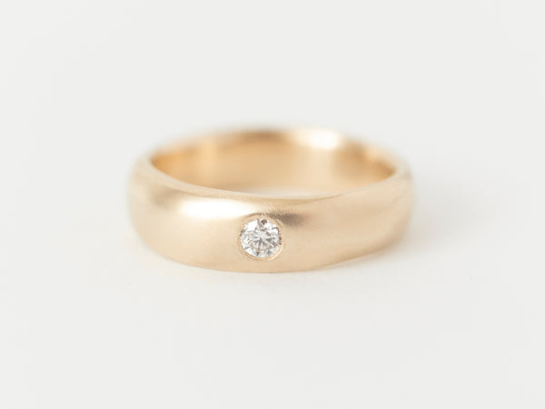 Lune Band Une Yellow Gold
