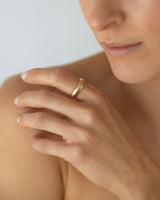 Lune Band Yellow Gold