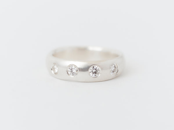 Lune Band Quatre Silver