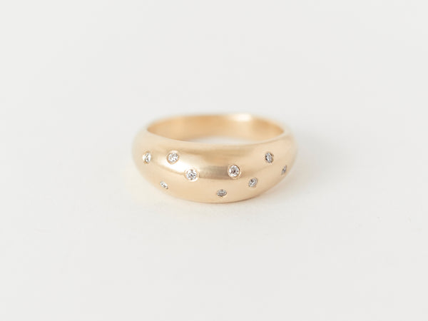 Lune Dome Constellation Yellow Gold