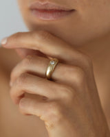 Lune Dome Une Yellow Gold - ready to ship