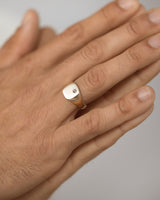 Nova Signet Mini Une Yellow Gold