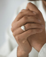 Nova Signet Mini White Gold
