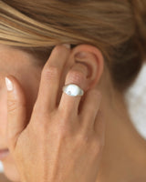 Nova Signet Mini Une White Gold