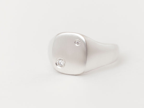 Nova Signet Mini Deux Silver
