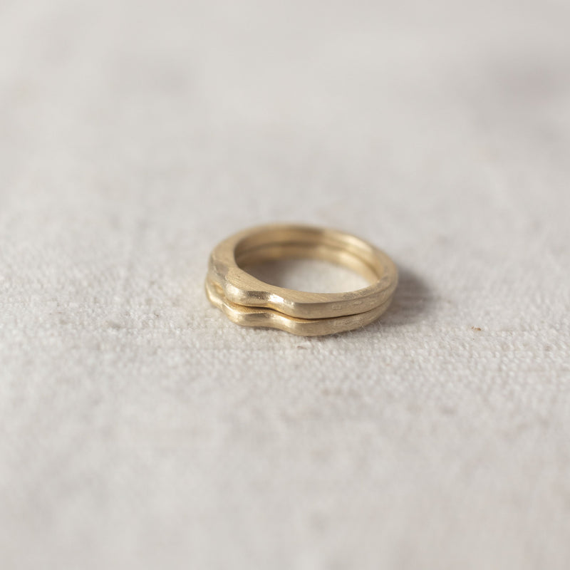 Secret birthstone ring gold