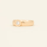 Diamond Chunky Stack - yellow gold