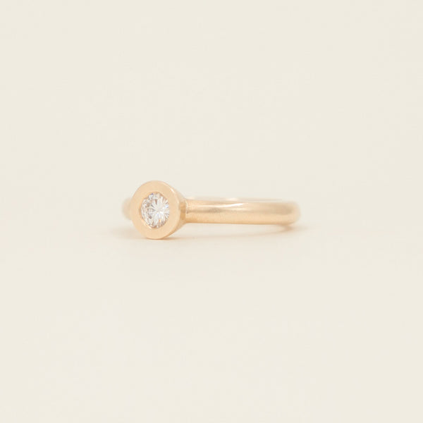 Moissanite Classic Stack - yellow gold
