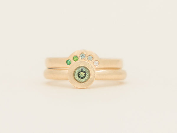 Olive Classic Stack - yellow gold