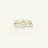 Diamond Classic Stack - white gold