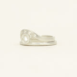 Diamond Signature Stack - white gold