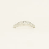 Moissanite Signature Stack - white gold