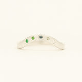 Olive Signature Stack - white gold