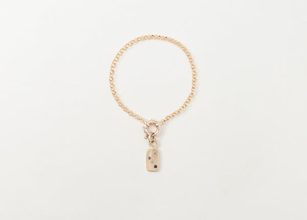 Constellation - Zodiac Charm Bracelet Gold