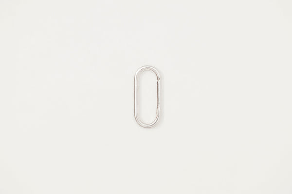 Oval Connector Silver - Ready to Ship