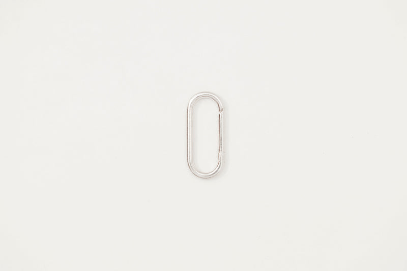 Oval Connector Silver - Ready to Ship