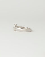 Néve petite Solitaire - Oval Diamond - White Gold