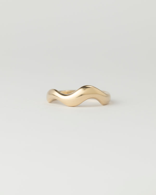 Horizon Ring - Plain - Yellow Gold