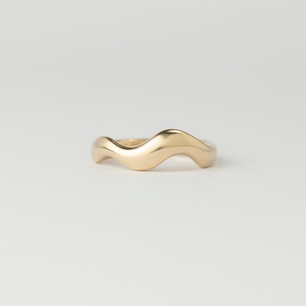 Horizon Ring - Plain - Yellow Gold – Argent Silversmith