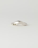 Dune ring - Gemstones - White Gold