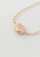 Mini puppy print bracelet gold