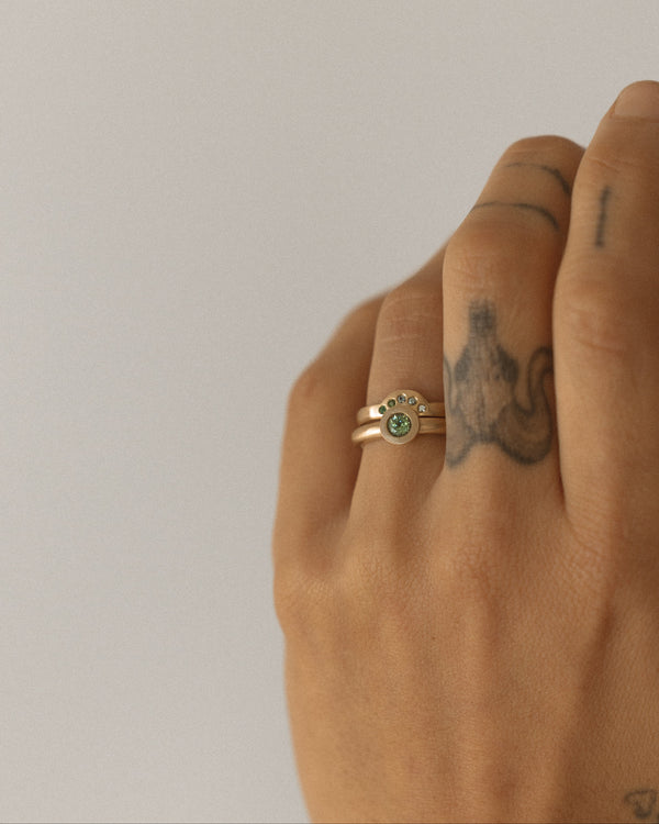 Olive Classic Stack - yellow gold