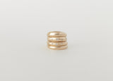 Dome ring plain gold