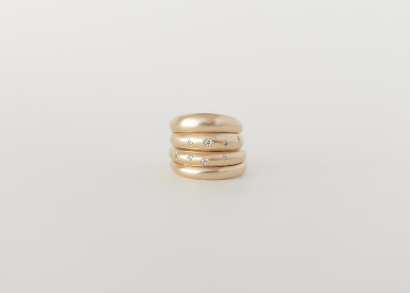 Celestial dome ring gold