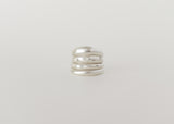 Dome ring plain silver
