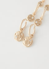 Starry night hoops Cosmos gold - ready to ship