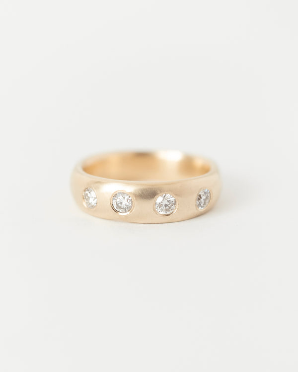 Lune Band Quatre Yellow Gold