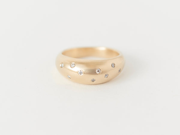 Lune Dome Constellation Yellow Gold