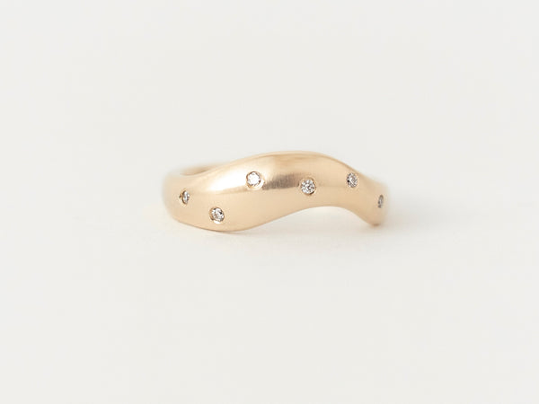 Aurore Wave Constellation Yellow Gold
