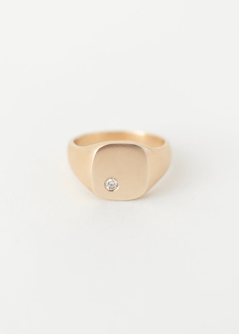 Nova Signet Mini Une Yellow Gold