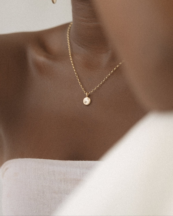Starry night necklace mini gold