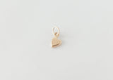 Coeur - Love Charm Pendant Plain Gold