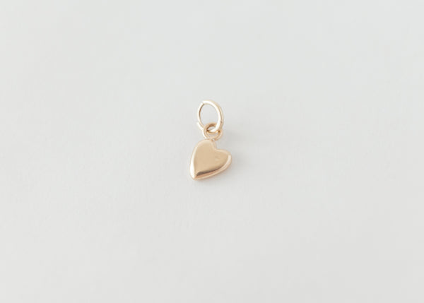 Coeur - Love Charm Pendant Plain Gold