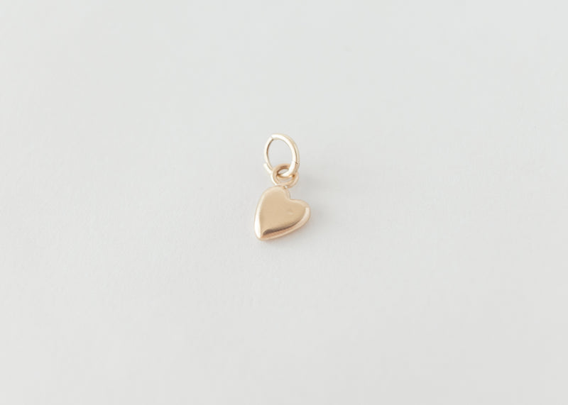 Coeur - Love Charm Pendant Plain Gold