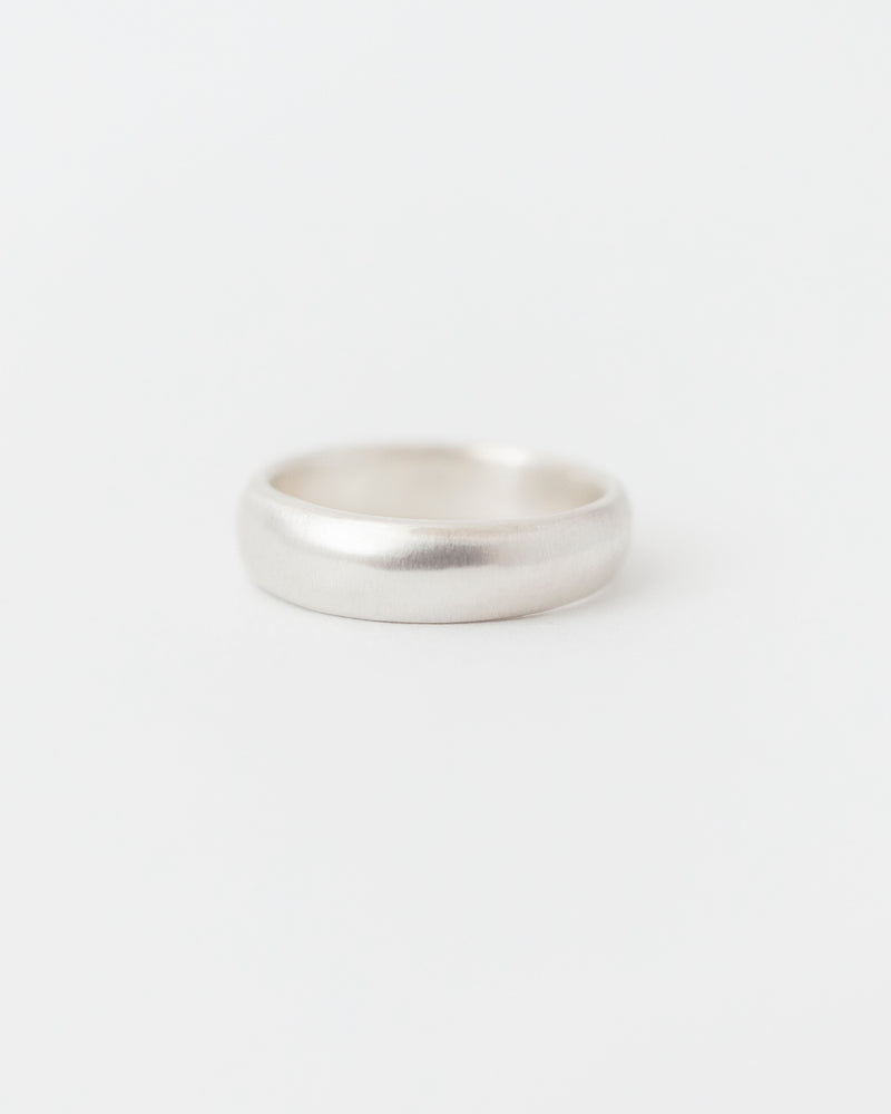 Lune Band White Gold