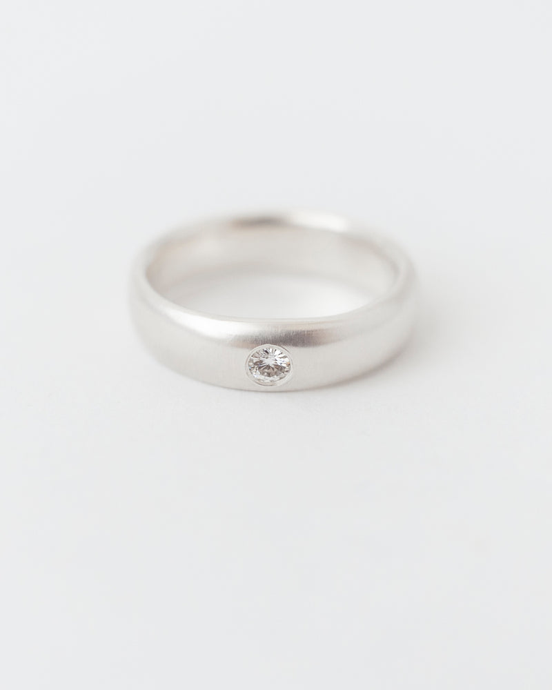 Lune Band Une White Gold